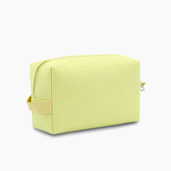 Monoblanks Waffle Makeup Bag Yellow