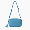 Monoblanks Design Your Own Customizable Leather Crossbody Sling Bag SkyBlue