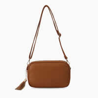 Bolso bandolera de piel