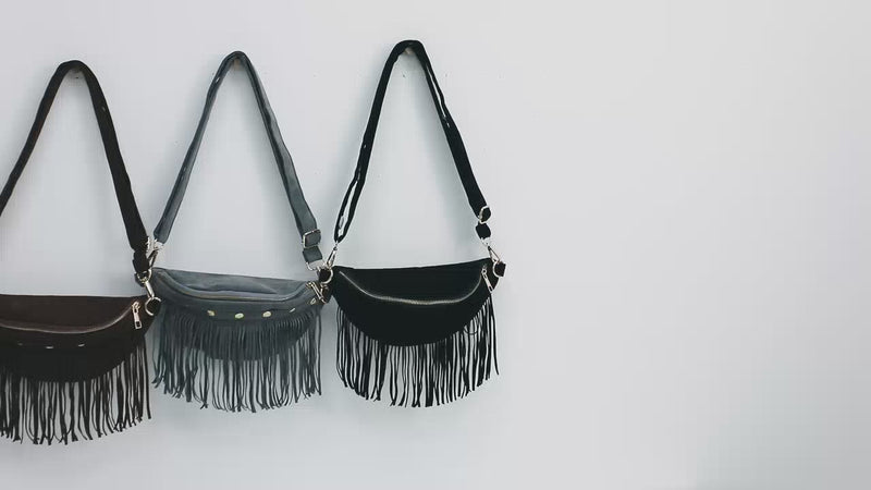 Monoblanks Fringe Sling Bag