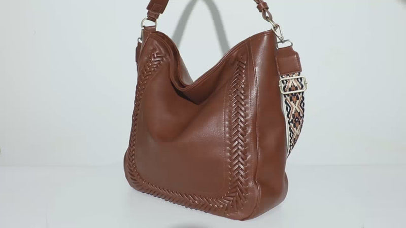 Leather Bucket Bag Tote Bag