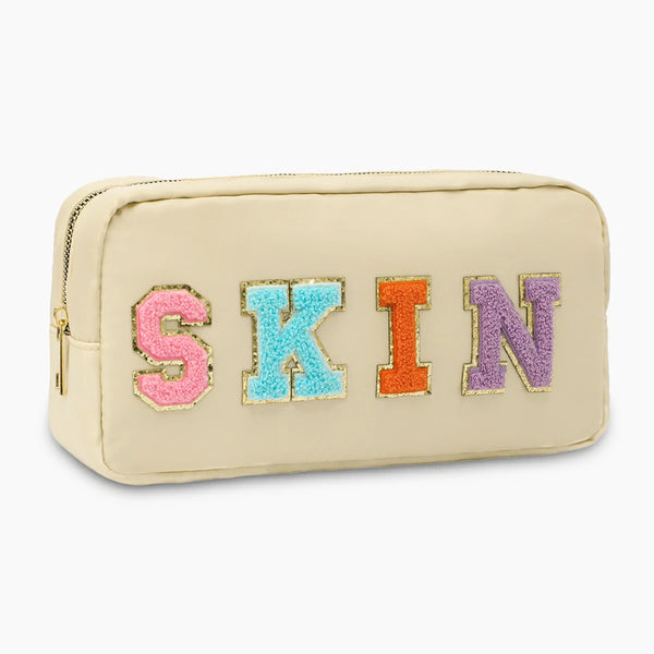 Portable Traveling Makeup Bag Khaki